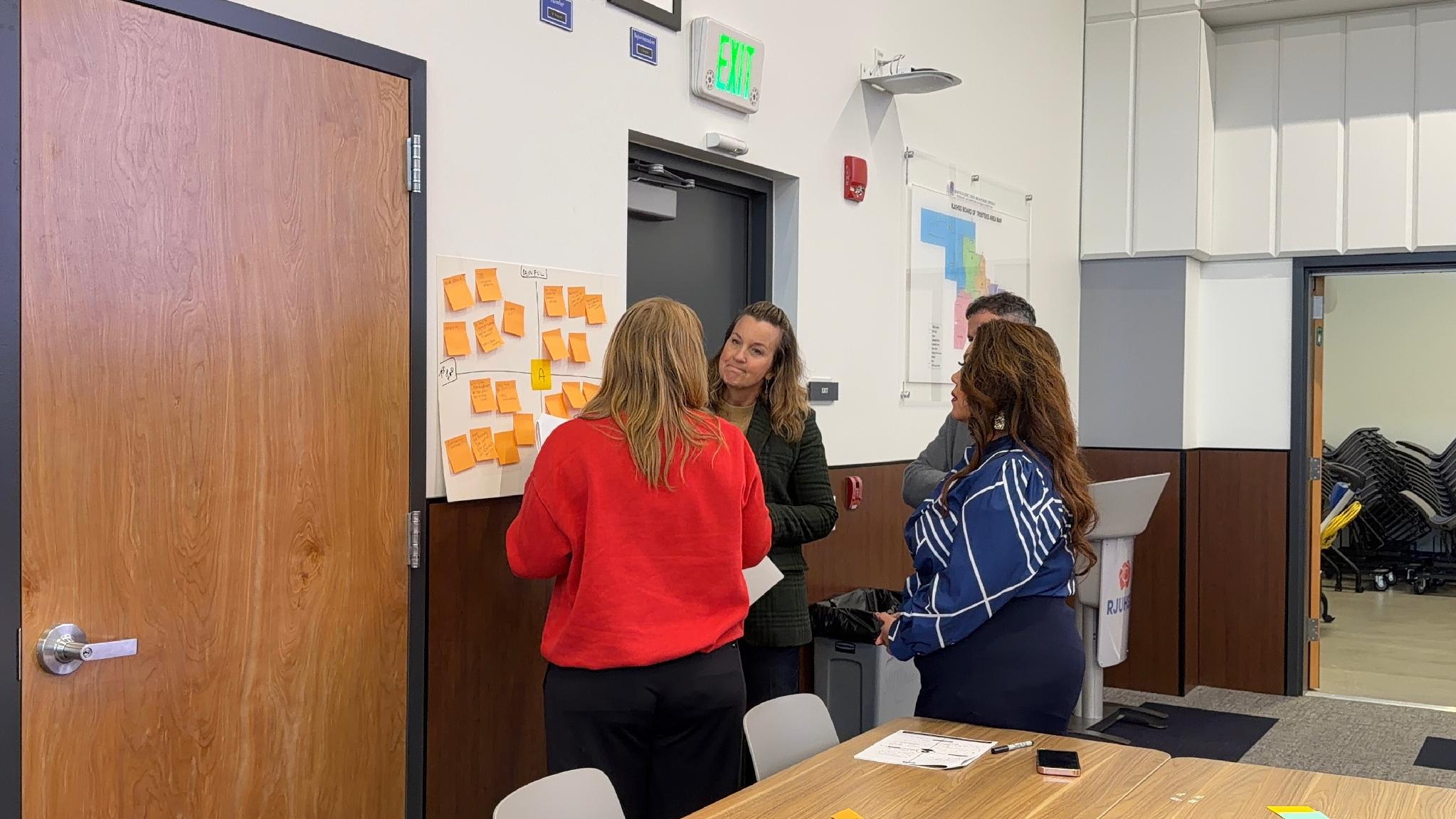 Educators at a Portrait of a Learner workshop
